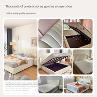 Lit King Size avec un Sens de la Sophistication, Luxe Léger et Simplicité, Lit Double
