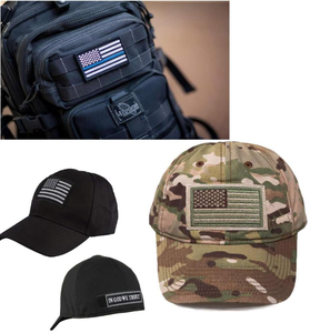 Chiến thuật hình chữ nhật cờ thêu vá tùy chỉnh móc và vòng lặp các bản vá lỗi cho quần áo và mũ - Product Image 5