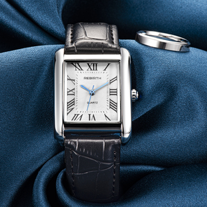 Rebirth 002 orologi al quarzo unici da donna in pelle semplice <span class=keywords><strong>orologio</strong></span> da donna in stile Business - Product Image 6