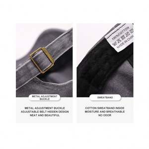 <b>Plain</b> Oversize Customized Sublimation Embroidered Fitted Vintage Distressed Men'S <b>Black</b> Snapback Hats Baseball Caps Hat Custom - Product Image 5