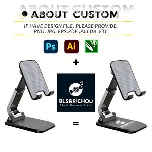 Custom Logo Business Aluminum Mobile Phone <b>Stand</b> Office Desktop Gift Foldable <b>Tablet</b> Computer Holder - Product Image 3