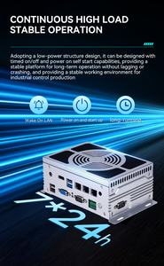 มินิพีซีอุตสาหกรรม VGA Core I3/I5/I7 8G GPIO รองรับการ์ด M.2 ความจุ 128GB SSD พอร์ต RJ45 LAN ระบบปฏิบัติการสำหรับอุตสาหกรรม - Product Image 3