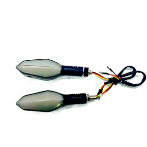 ZT ZT0411 universel moto clignotants ambre <span class=keywords><strong>clignotant</strong></span> indicateur de Projection Mode coloré 27 changement de lumière 6V/12V/24V - Product Image 1