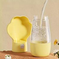 Distributeur d'eau portable en forme de patte avec grande ouverture, 580 ml, pour chien, pour la marche en extérieur, les voyages, gourde pour animaux de compagnie