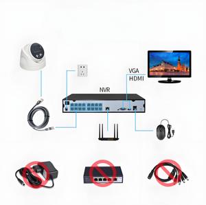 H.265 POE 2K 4MP kamera keamanan, kamera kubah luar ruangan Pan-Tilt Sensor CMOS IP66 tahan air Data NVR Alarm penglihatan malam sudut lebar untuk - Product Image 6