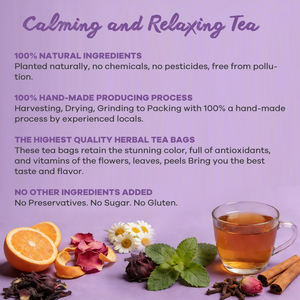 Thé biologique 100% naturel à la menthe poivrée et à la <span class=keywords><strong>camomille</strong></span>, marque privée OEM, pour le confort digestif et la relaxation - Product Image 4