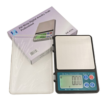 Balance de poche numérique électronique de haute précision en acier inoxydable 500g 0.01g pour bijoux, diamants et or