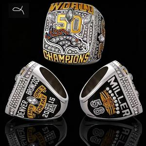 Bague commémorative en alliage pour homme, championnat des Denver Broncos 2015, commémorant la victoire <span class=keywords><strong>de</strong></span> la Ligue <span class=keywords><strong>de</strong></span> football américain - Product Image 1