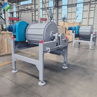 Séparateur à tambour magnétique permanent à aspiration ascendante CTZS pour la récupération des déchets industriels municipaux et des ferrailles déchiquetées