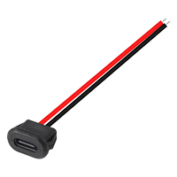 Connecteur de châssis femelle Type-C, 5/10 pièces, prise à sertir directe USB-C, port de charge, câble d'extension d'alimentation 220V