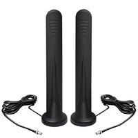 Antenne extérieure étanche à ventouse 4G 5G 700-3800 MHz, gain élevé 12 dBi, 600-6000 MHz, connecteur mâle TS9 CRC9 magnétique pour routeur Wi-Fi