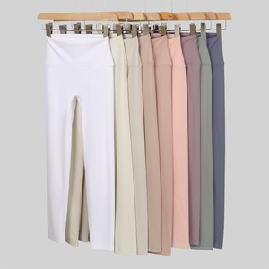 Leggings de yoga 7/8 ultra doux pour femmes, taille haute, effet ventre plat, pour la gym et l'entraînement - Product Image 3