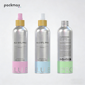 20ml-500ml Glossy Finish Aluminum <b>Bottle</b> for Essential Oil Hydrosol Lotion - Light Proof Refillable Shampoo <b>Bottle</b> No <b>Pump</b> - Product Image 1
