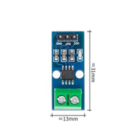 ACS712 ACS724 5A 20A 30A DC5V modul Sensor arus papan Sensor Hall arus rentang 05B