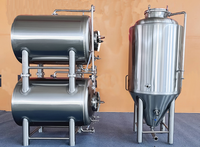CARRY Nouveau Design Horizontal 1000L Acier Inoxydable 304 Qualité Alimentaire Cuve de Fermentation Commerciale pour la Production de Bière à Vendre