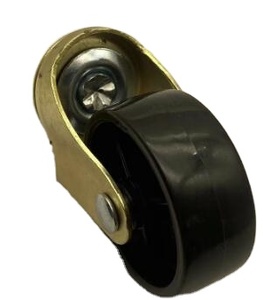 Leichte schwarze pp Gummi goldene Halterung Gabel Möbel Luxus Stil Lenk rolle Rolle - Product Image 4