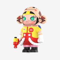 POPMART MEGA SPACE MOLLY 400% PEKO PVC Оригинальные аниме-фигурки, коллекционные куклы для декора дома, таинственные коробки, комикс-коллекционные товары