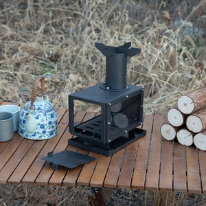 เตาไฟไม้สำหรับใช้ในเตาไฟกลางแจ้งพร้อมเตาตั้งแคมป์ - Product Image 4