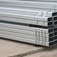 Tuyau en acier galvanisé carré de qualité supérieure EMT 40x40 & 50x50mm certifié BS pour les pieds de meubles et les poteaux de clôture, antirouille