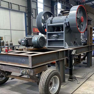 Concasseur à Mâchoires Mobile Portable Mini pour l'Extraction Minière de Sable, Pierre, Roches et Minerai d'Or, avec Moteur Diesel, Prix de Vente - Product Image 4