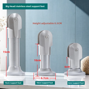 ขาตั้งฉากกั้นห้องน้ำสแตนเลส Gritai อุปกรณ์ห้องน้ำสาธารณะ - Product Image 4