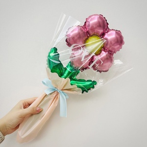 KK NUEVO Globo de Aluminio con Forma de Flor Impresa de 46X22CM, Ecológico, para Decoración de Fiestas de Cumpleaños - Product Image 5