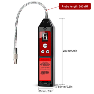 كاشف تسرب ذكي عالي الدقة جهاز تكييف هواء السيارة كاشف ضغط الهالوجين والهيدروجين والغاز الذي يُمكن حمله باليد - Product Image 2