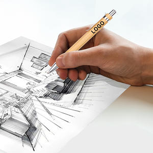 Échantillon <span class=keywords><strong>gratuit</strong></span> de stylo en bois recyclé <span class=keywords><strong>Click</strong></span> Fabricant de stylo à bille en bambou promotionnel avec logo personnalisé imprimé - Product Image 3