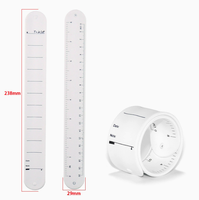 Bracelet de poignet en silicone réutilisable, étanche et effaçable pour la planification quotidienne, la gestion des tâches, l'étude et la personnalisation du logo