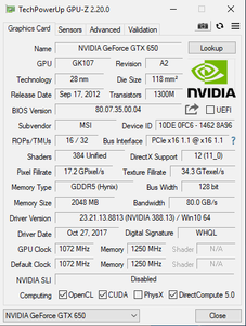 Cấu hình thấp GTX650 2GB DDR5 Card đồ họa cho Mini PC Trường hợp với Miễn Phí 2 cái Bảng điều khiển ngắn - Product Image 5