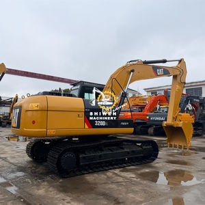 Excavatrice hydraulique sur chenilles d'occasion Cat320D2L pour usage domestique et construction, modèle 2019, avec moteur et pompe principaux garantis 1 an, godet de 1 m³ - Product Image 3