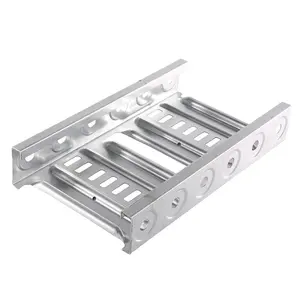 Factory direct sale HDG SS316 SS304 galvanized perforated 300mm overhead ladder type cable tray