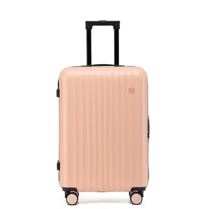 Dört mikro-ayarlanabilir tekerlekler ile yüksek değerli renkli bagaj bavul erkek ve kadın bagaj setleri