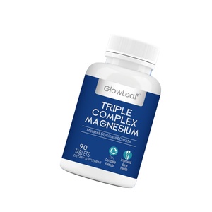 أقراص كبسولة أقراص من المغنيسيوم والكالسيوم والزنك وفيتامين د وثريونات مالات ل ثريونات مجمع جلايكينات سترات المغنيسيوم - Product Image 1