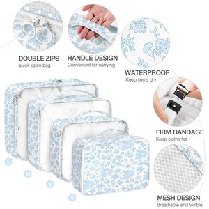 Personnalisé 8 Pcs-set Vêtements Bagages <span class=keywords><strong>Sac</strong></span> Léger Tri <span class=keywords><strong>Sac</strong></span> <span class=keywords><strong>De</strong></span> Rangement Portable Voyage <span class=keywords><strong>Compression</strong></span> Organisateur <span class=keywords><strong>Sac</strong></span> - Product Image 2