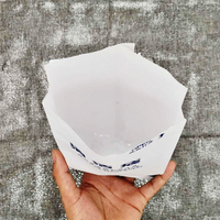Sacs à vomi en papier kraft blanc avec logo personnalisé KM China Paquets de mal de l'air pour avion de train avec logo personnalisé pour l'emballage