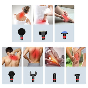 Nueva <span class=keywords><strong>Pistola</strong></span> <span class=keywords><strong>de</strong></span> Masaje Muscular Eléctrica <span class=keywords><strong>de</strong></span> Percusión Profunda 7 en 1 con Motor <span class=keywords><strong>sin</strong></span> Escobillas, 6 Cabezales, Portátil, 6 Velocidades Ajustables - Product Image 6