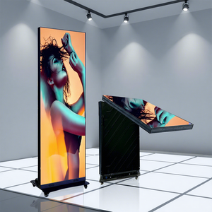 Pantalla LED portátil y plegable P1.2P1.53, adecuada para actividades en centros comerciales, como pantalla publicitaria inteligente para suelo. - Product Image 1