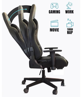 Cougar avec appui-tête pivotant et support lombaire Design moderne pour ordinateur PC réglable bureau Gamer chaise de jeu ergonomique