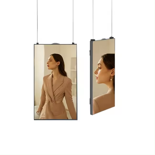 High Brightness Sunlight Readable Panel 2500 Nits Window Facing Digital Hanging Monitor 43 49 55 65 Inch Lcd Advertising Display