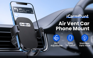 Soporte Universal para Teléfono de Coche APPS2car con Rotación de 360 Grados, Soporte Resistente de ABS para Rejilla de Ventilación, Nuevo Diseño 2025, Accesorios para Automóviles - Product Image 2