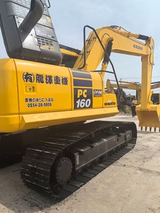 รถขุดตีนตะขาบ Komatsu PC160 มือสองจากญี่ปุ่น น้ำหนัก 16 ตัน รถขุดไฮดรอลิก ชั่วโมงการทำงานต่ำ เครื่องจักรก่อสร้าง - Product Image 4