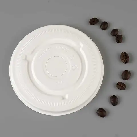 Bamboo Milktea Cups Eco Lids For Coffee Disposable Cup Lid Paper