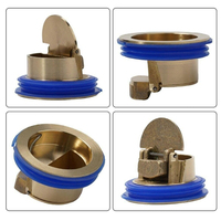 Escurridor de suelo Jutye, núcleo de drenaje, escurridor de baño, ducha, latón, enchufe antiolor, núcleo de alcantarillado