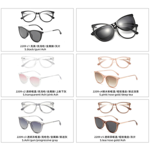 Designers <span class=keywords><strong>occhiali</strong></span> <span class=keywords><strong>da</strong></span> <span class=keywords><strong>vista</strong></span> all'ingrosso su misura lente di prescrizione in metallo TR90 montature ottiche <span class=keywords><strong>occhiali</strong></span> di lusso <span class=keywords><strong>occhiali</strong></span> <span class=keywords><strong>con</strong></span> <span class=keywords><strong>clip</strong></span> su - Product Image 5