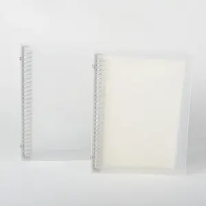 Pince à anneau avec feuilles pour ordinateur portable, 26 trous, couverture en PP épaisse, compatible avec le papier au format B5