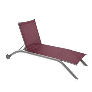 Cuna Plegable MILENIO en Textilene Antracita y Burdeos - Product Image 1