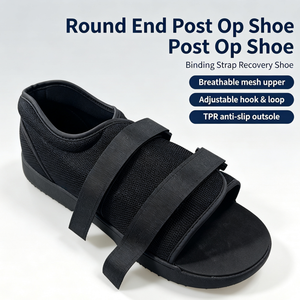 Correa <span class=keywords><strong>de</strong></span> sujeción para zapatos postoperatorios con punta redonda, suela <span class=keywords><strong>de</strong></span> malla transpirable <span class=keywords><strong>de</strong></span> TPR para rehabilitación <span class=keywords><strong>de</strong></span> Juanetes, Valgo, <span class=keywords><strong>Fractura</strong></span> <span class=keywords><strong>de</strong></span> Escapófilo, Talón y Esguince <span class=keywords><strong>de</strong></span> <span class=keywords><strong>Pie</strong></span> - Product Image 2