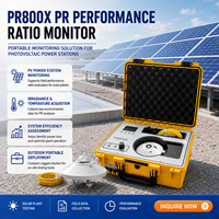 Pyranomètre PR800X avec moniteur de rapport de performance et mesure de température de -40 à 200°C pour les centrales solaires