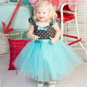 Importación de Productos de China, Se Busca Distribuidor Exclusivo, Vestido Infantil de Princesa con Estampado de Lunares - Product Image 3